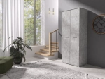Szafa do przedpokoju LUMI 80 cm - beton