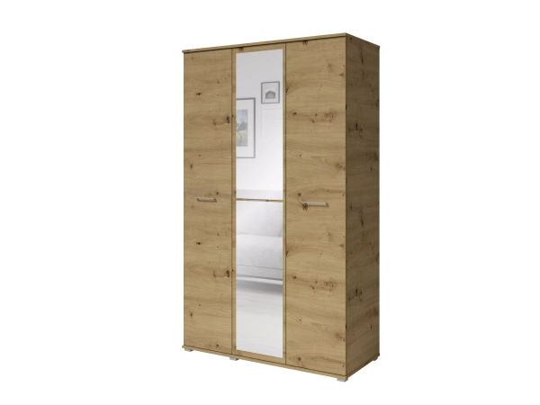 Szafa trzydrzwiowa LUMI 120 cm - dąb artisan