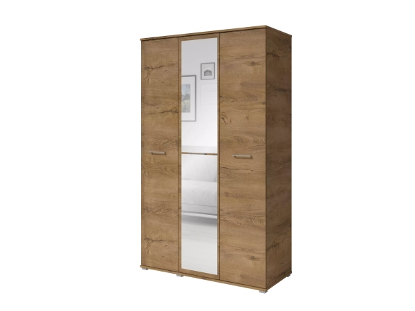Szafa z lustrem LUMI 120 cm - dąb lefkas