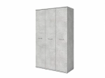 Szafa do przedpokoju trzydrzwiowa LUMI 120 cm - beton