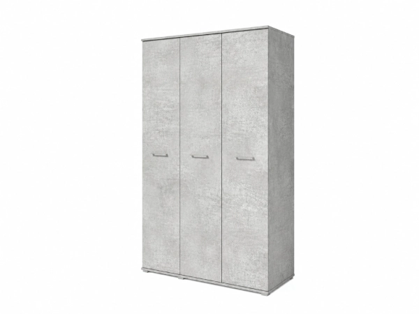 Szafa do przedpokoju trzydrzwiowa LUMI 120 cm - beton