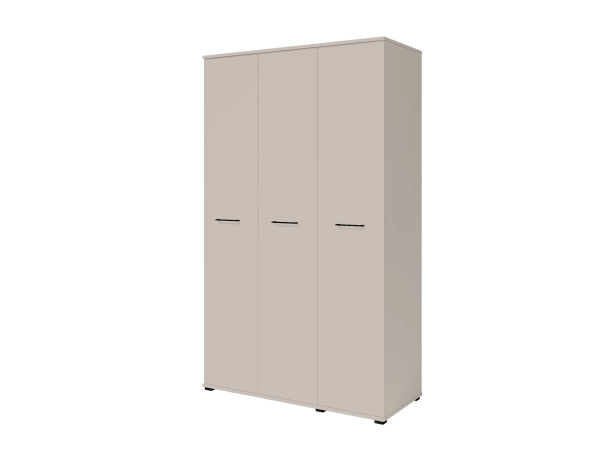 Trzydrzwiowa szafa otwierana LUMI 120 cm - kaszmir