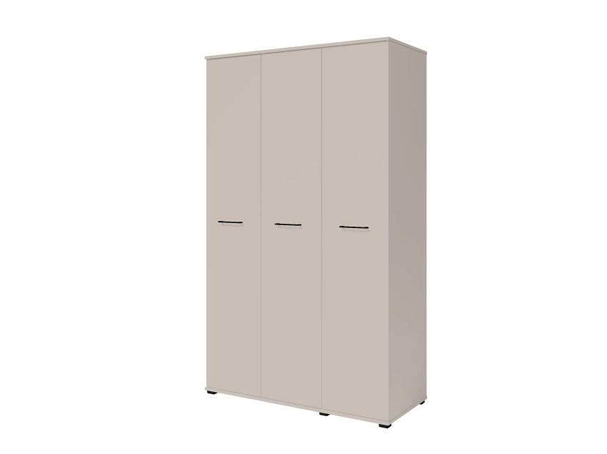 Trzydrzwiowa szafa otwierana LUMI 120 cm - kaszmir