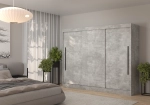 Szafa przesuwna MILA 230 cm - beton