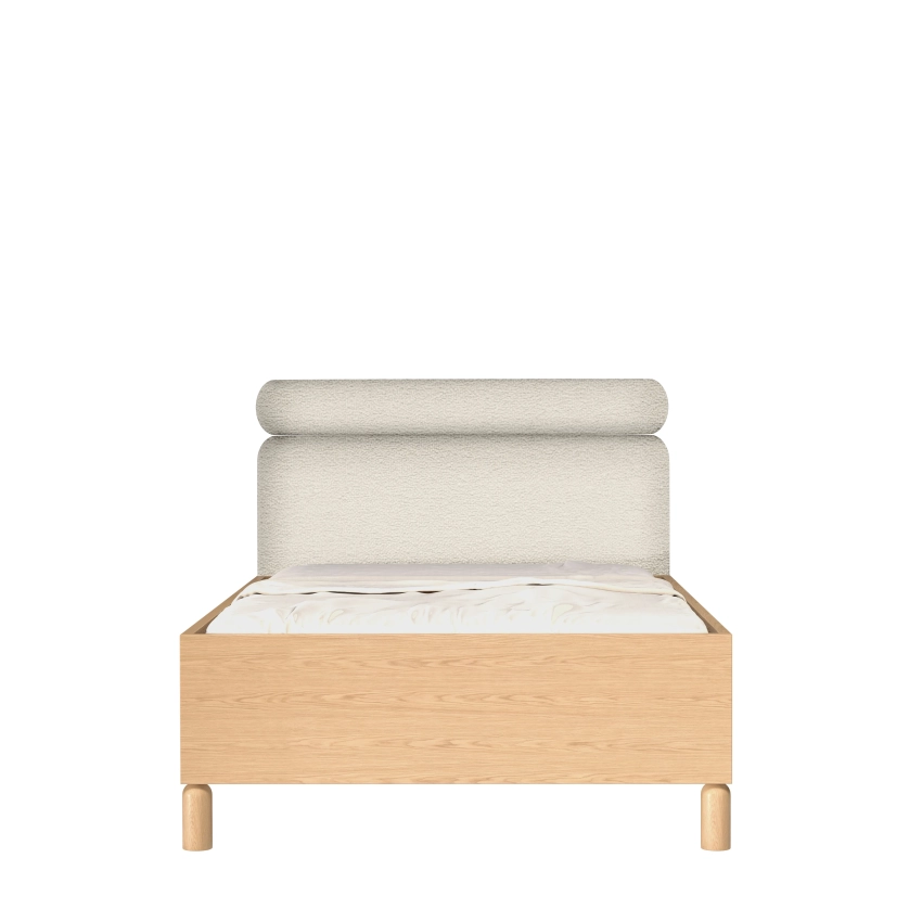 Łóżko do sypialni BERGEN B11 140x200 – dąb bookmatch
