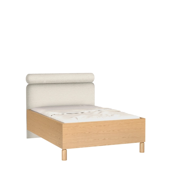 Łóżko BERGEN B11 140x200 – dąb bookmatch