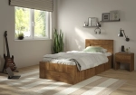 Łóżko Norto 100x200 w aranżacji — dąb lefkas