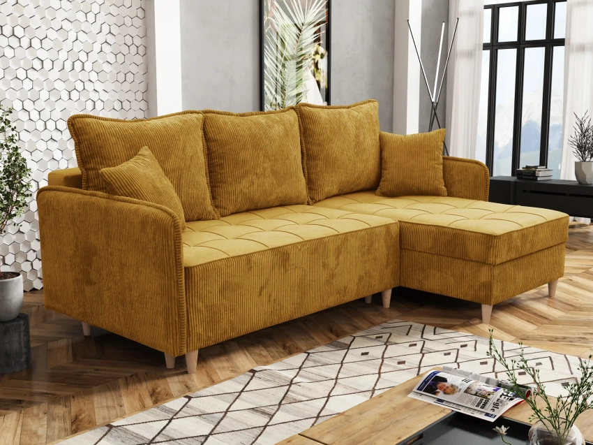 Narożnik Laurito żółty