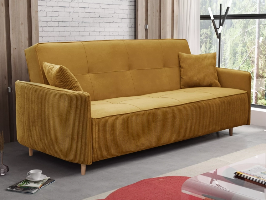 Wersalka Portland musztardowa