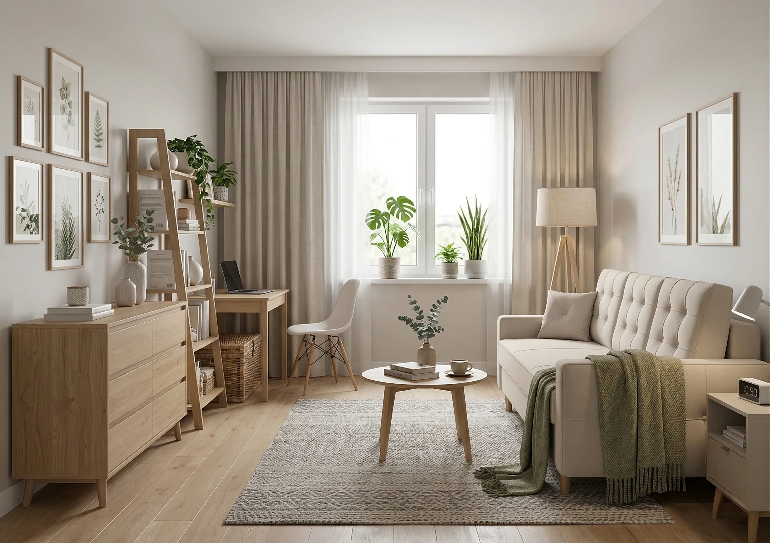 Stolik nocny w salonie - Kanapa Broadway