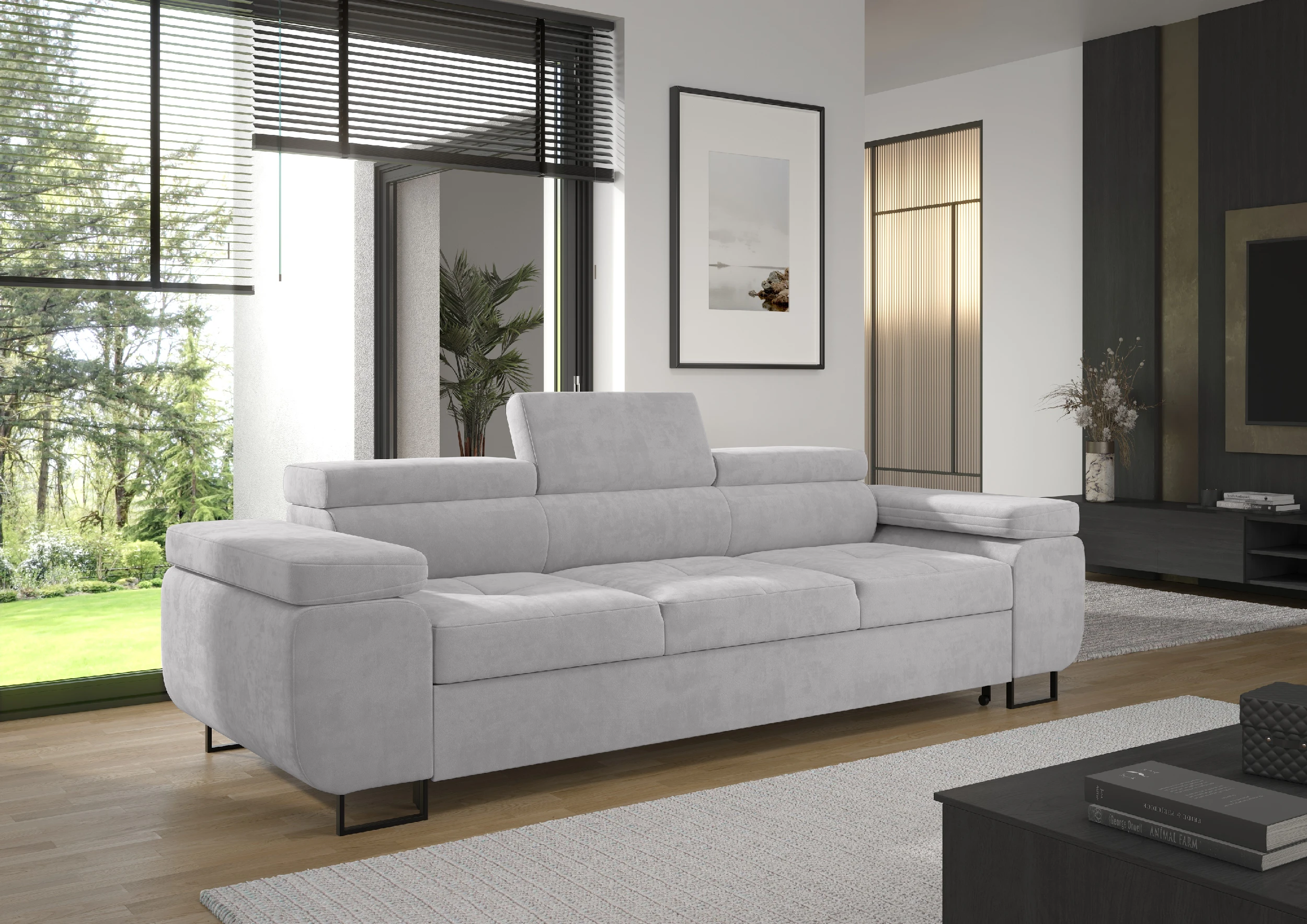 Kanapa Anton jasnoszara