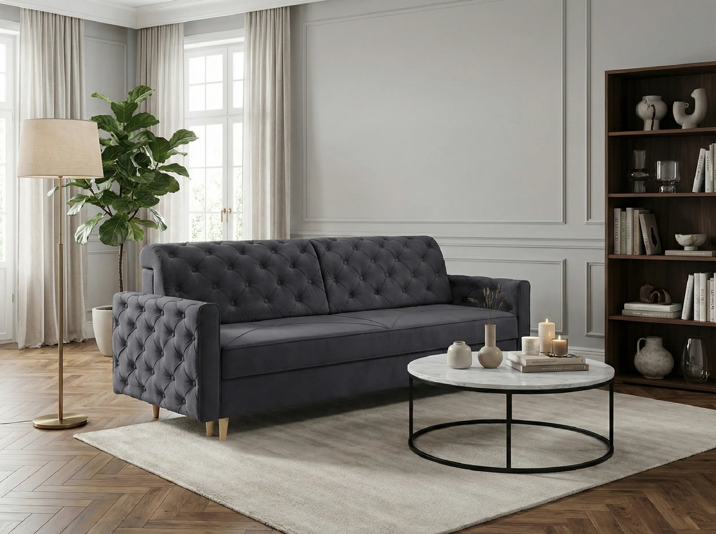 Kanapa Atlanta w tkaninie Monolith 02