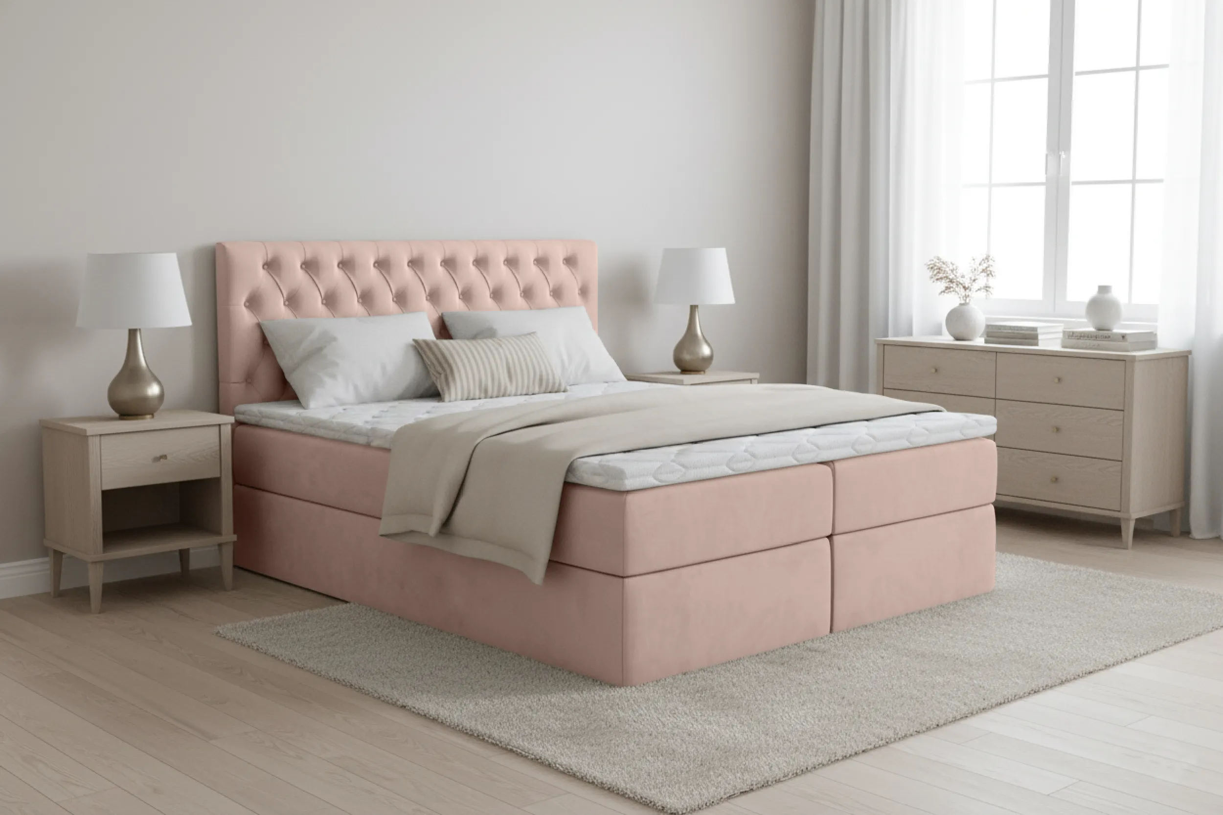 Łóżko Margo w tkaninie Uttario Velvet 2956