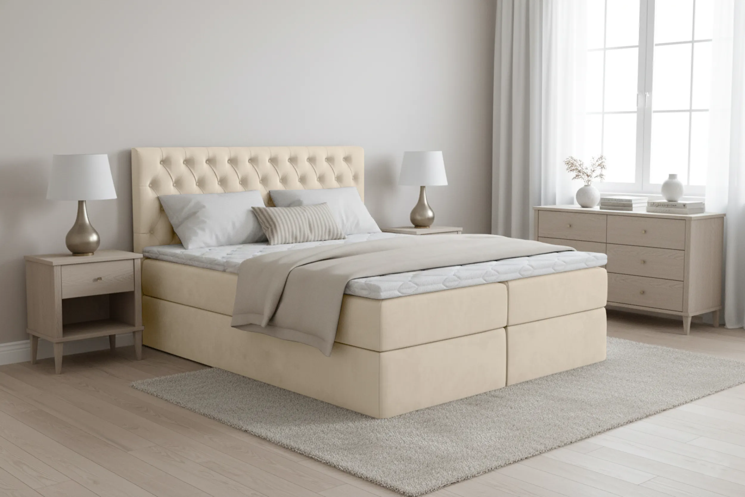 Łóżko Margo w tkaninie Uttario Velvet 2957