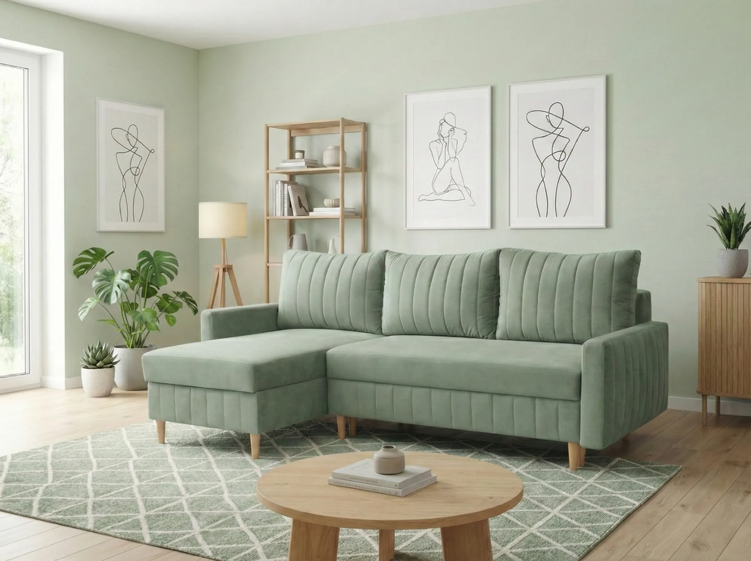 Narożnik Emos w tkaninie Uttario Velvet 2978