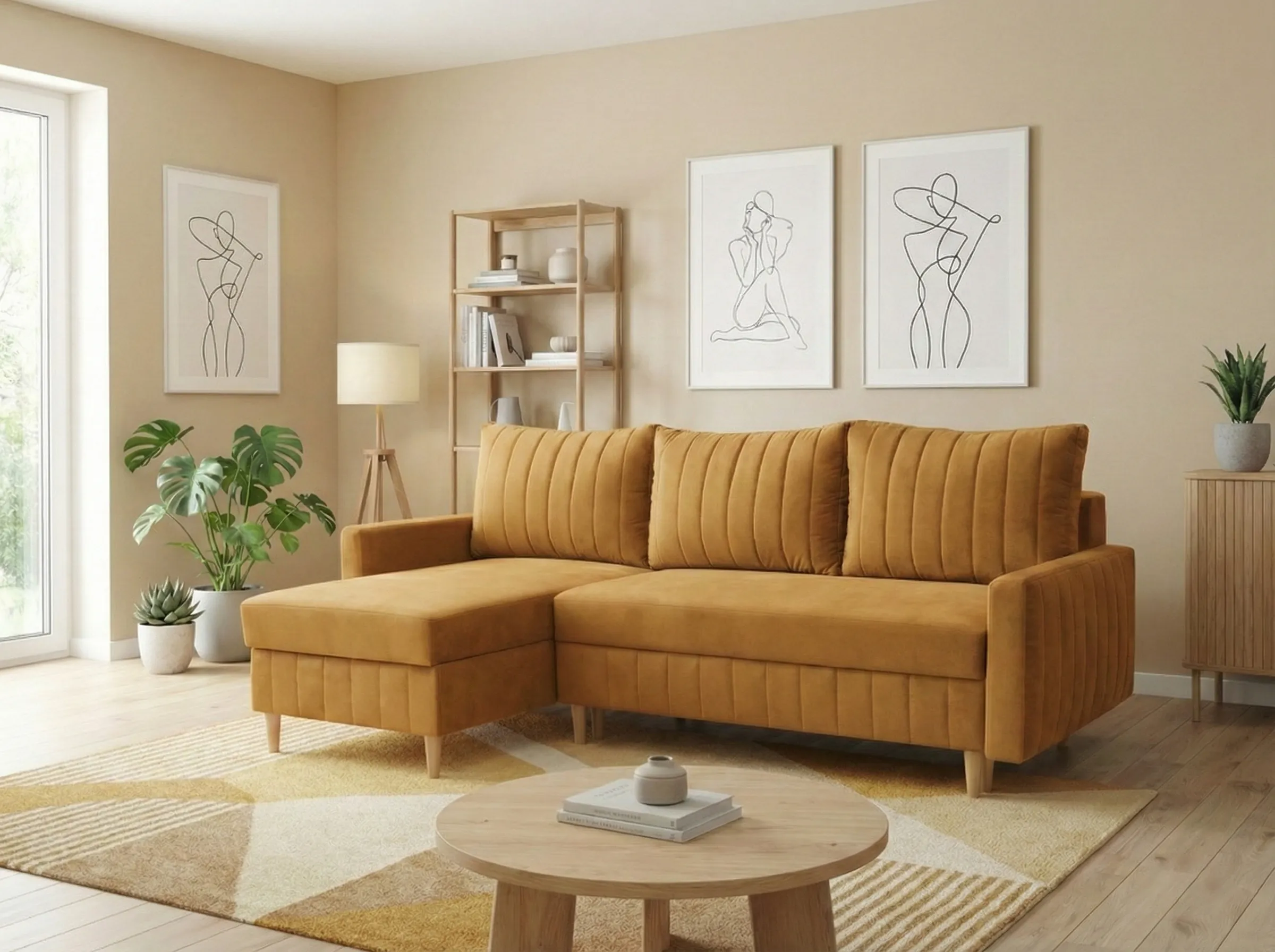 Narożnik Emos w tkaninie Uttario Velvet 2978