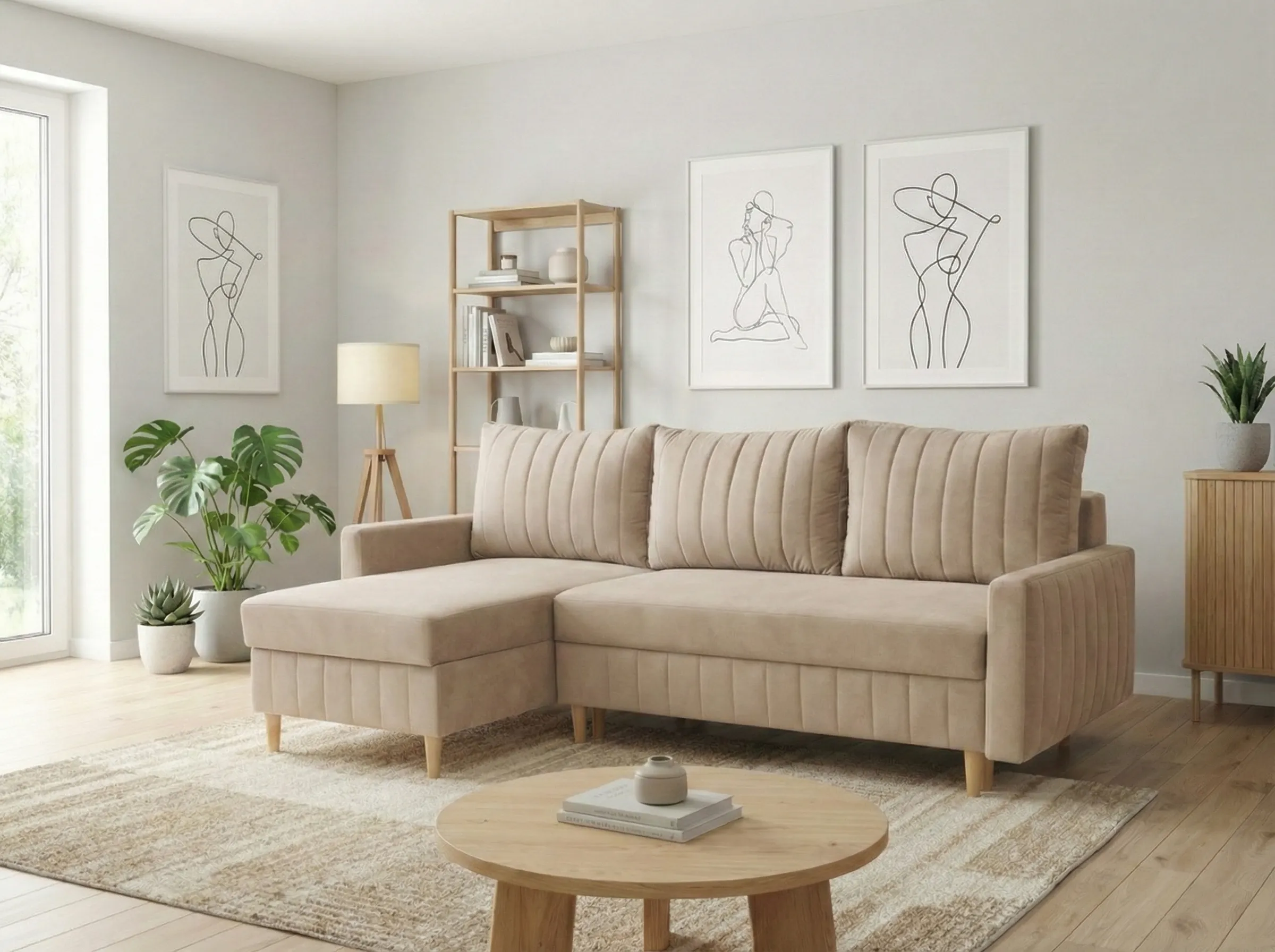 Narożnik Emos w tkaninie Uttario Velvet 2978