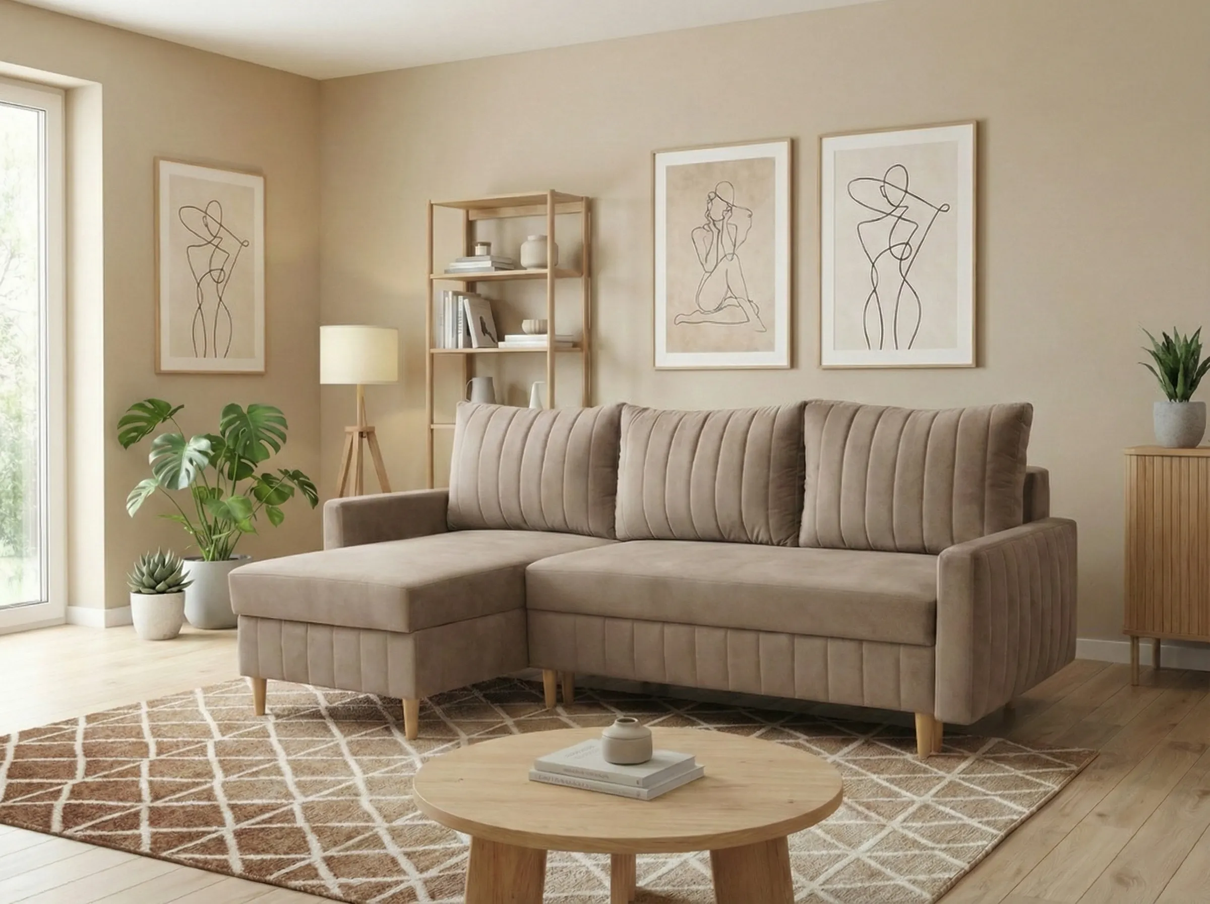 Narożnik Emos w tkaninie Uttario Velvet 2979