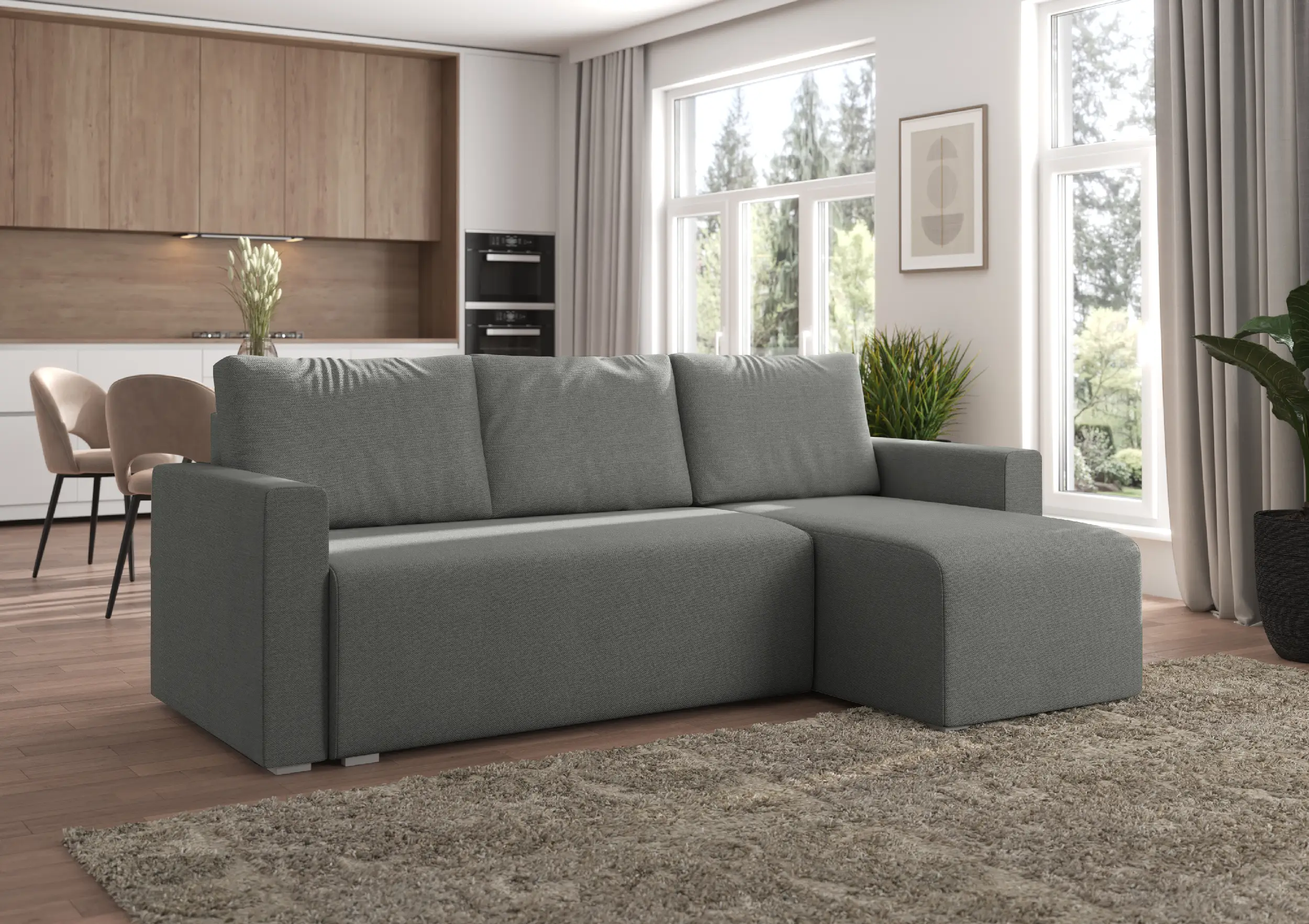 Narożnik Ponito w tkaninie Skaga 06