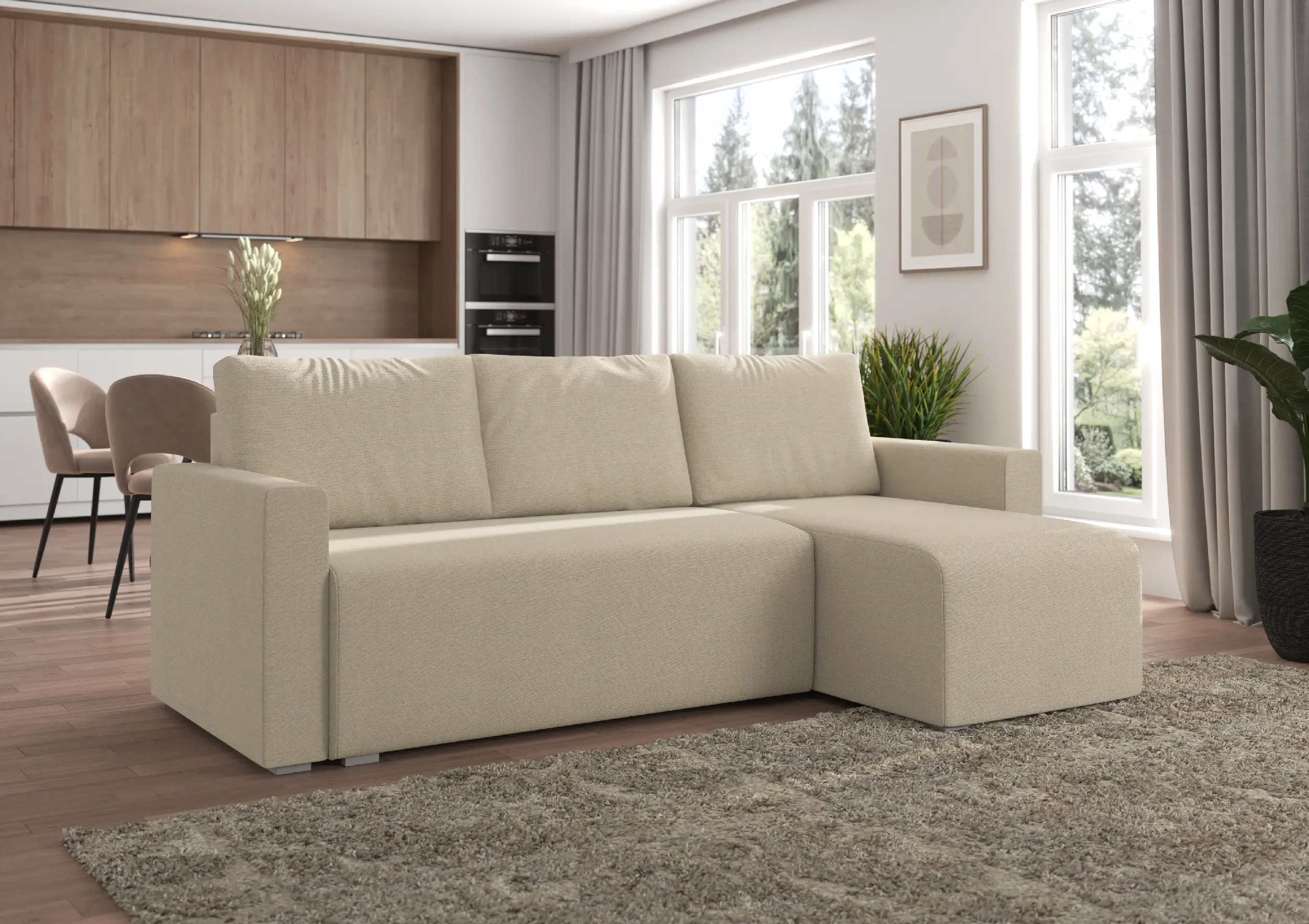 Narożnik Ponito w tkaninie Skaga 06