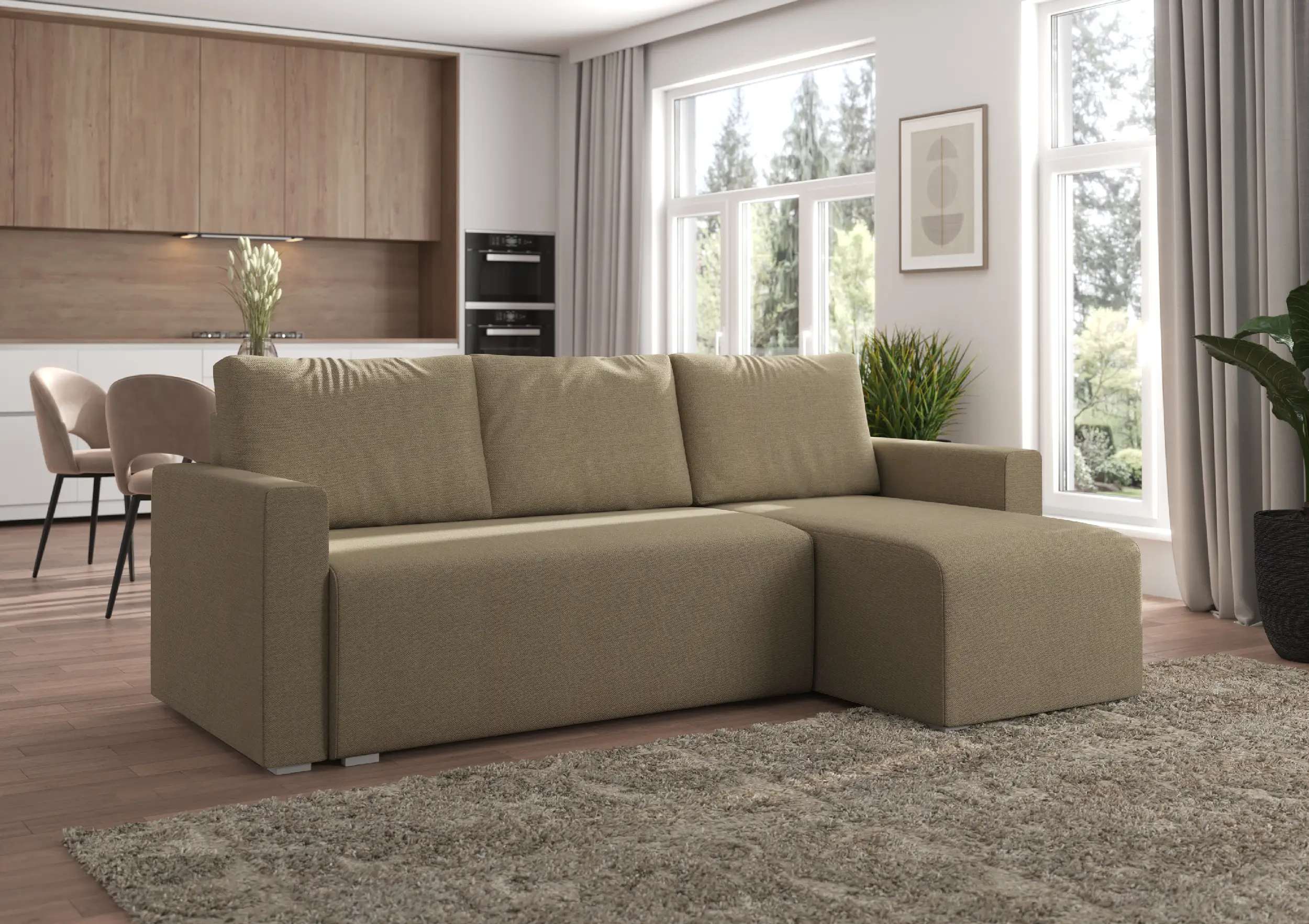 Narożnik Ponito w tkaninie Skaga 06