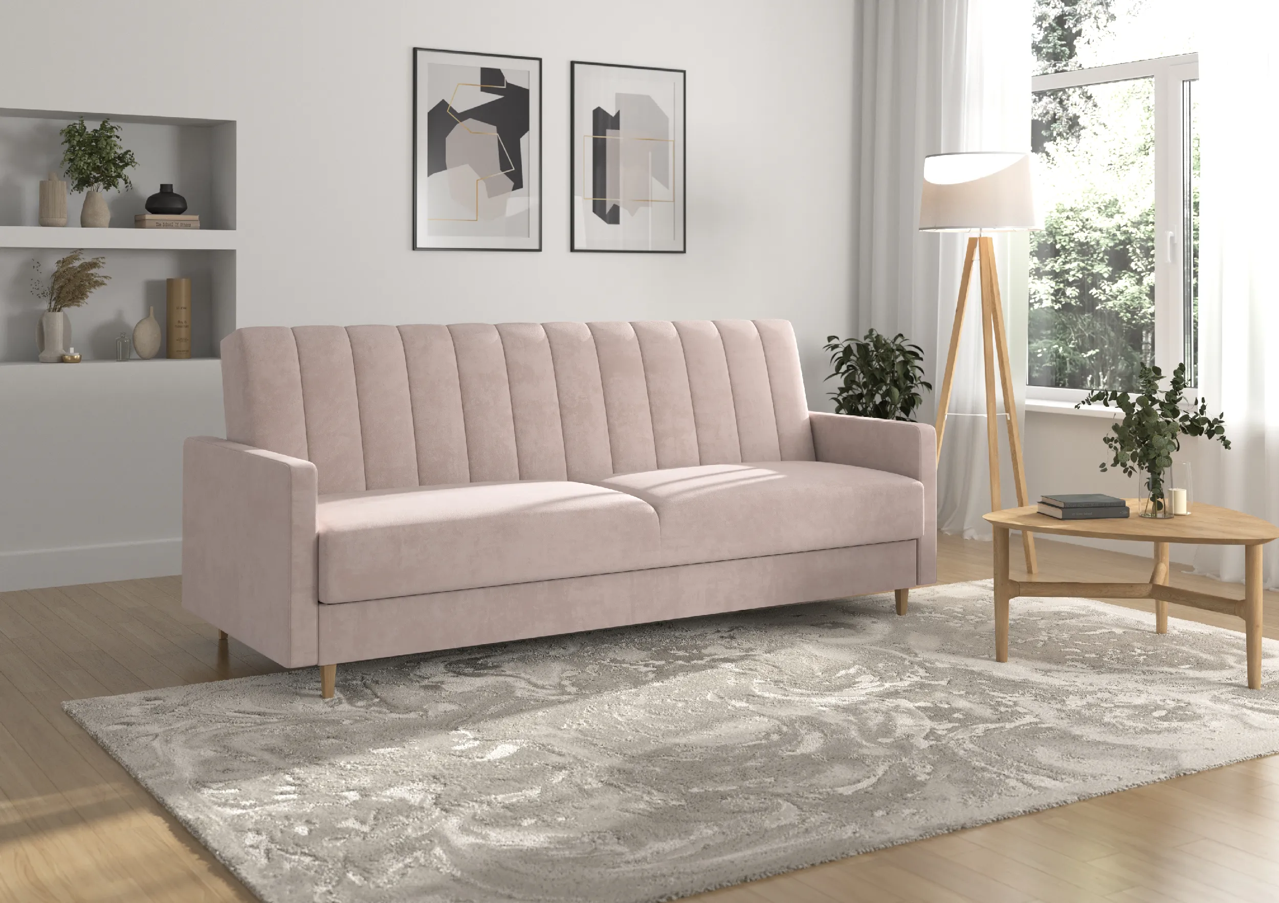 Wersalka Savona w tkaninie Matt Velvet 61