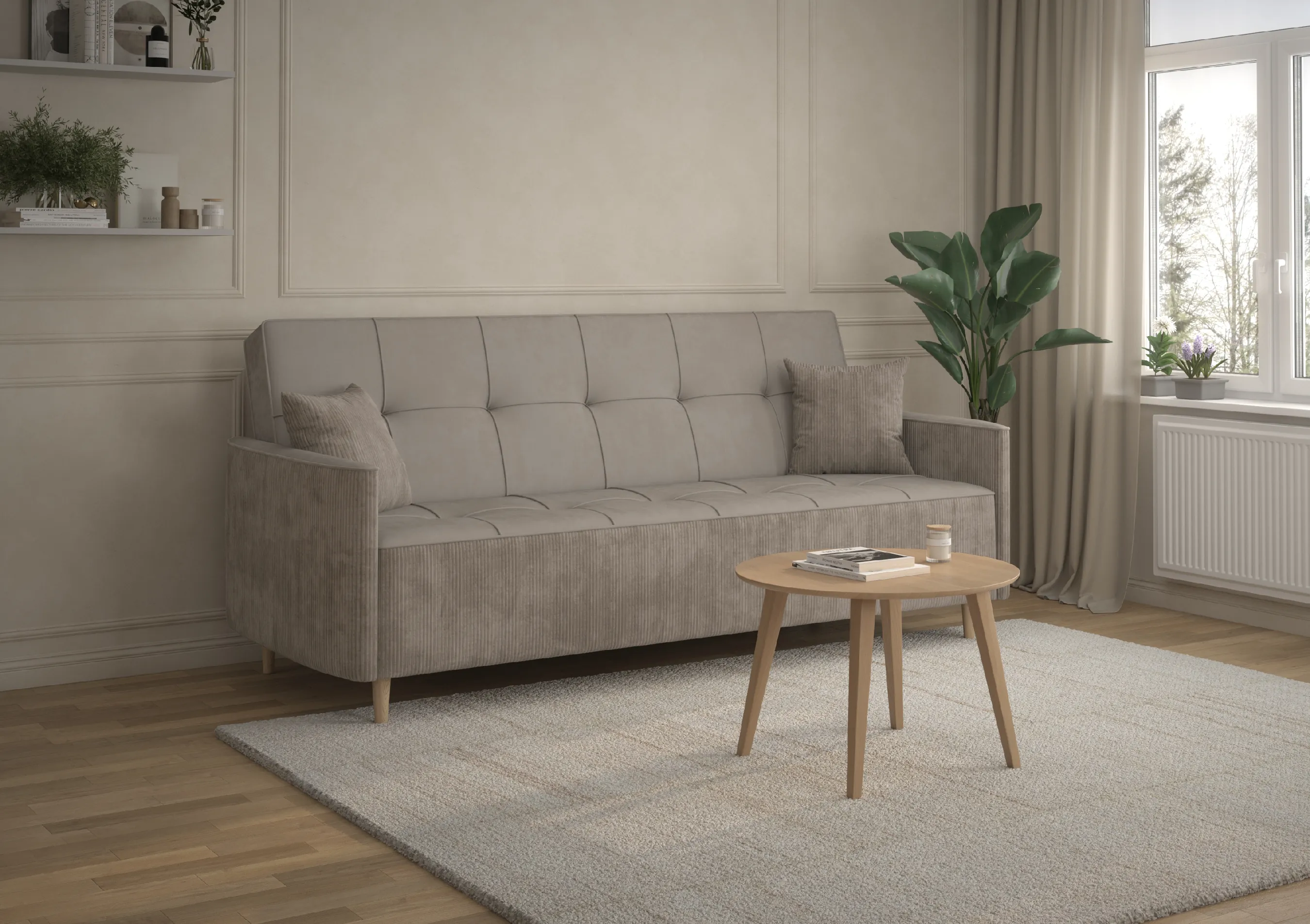 Wersalka Ted w tkaninie Poso 02