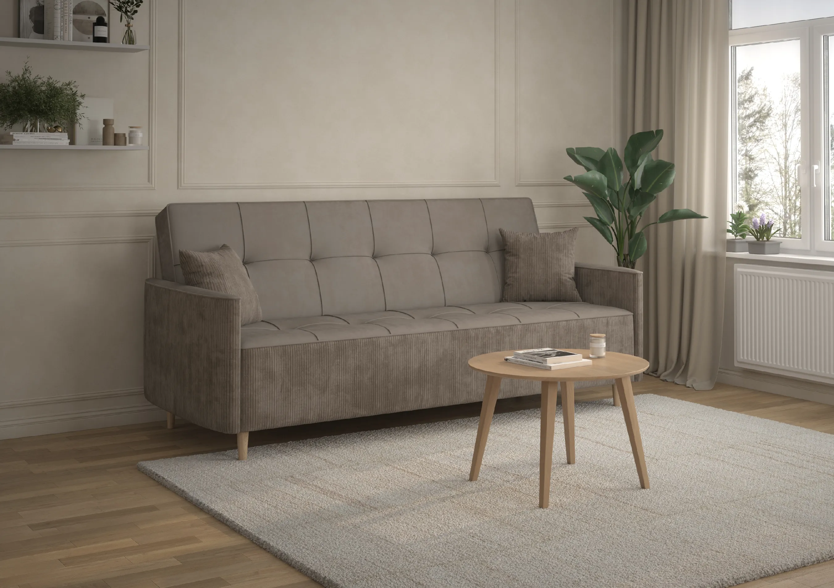 Wersalka Ted w tkaninie Poso 03